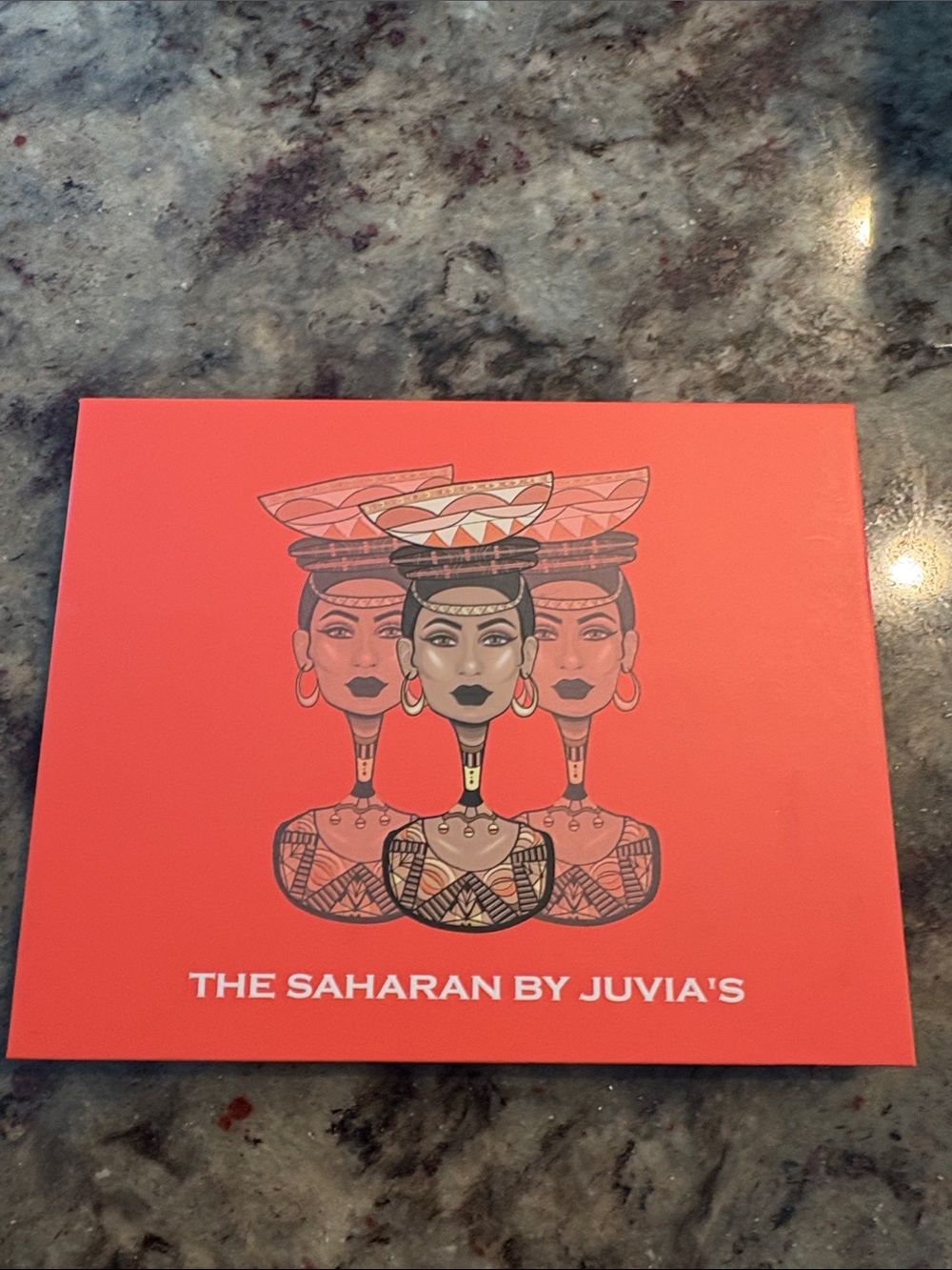 Juvia's Place The Saharan Eyeshadow Palette - Vibrant Coral Orange Red